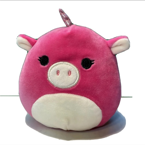 Squishmallows Toys Squishmallow 5 Zoe The Pink Unicorn Cow Soft